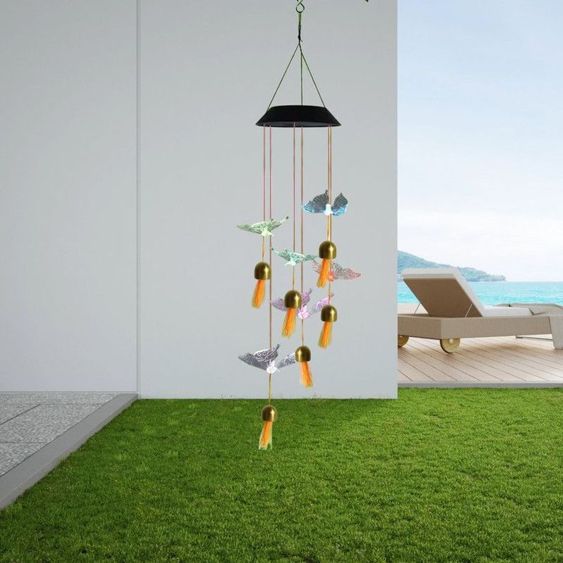 Lampara Solares Campanillas Exterior Led Patio Jardin Lau-2