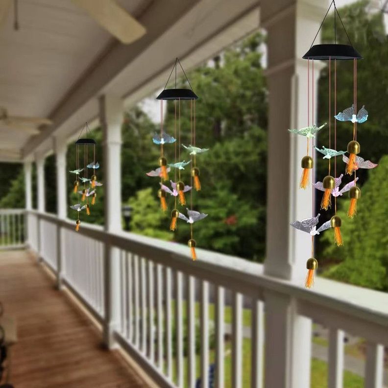 Lampara Solares Campanillas Exterior Led Patio Jardin Lau-3