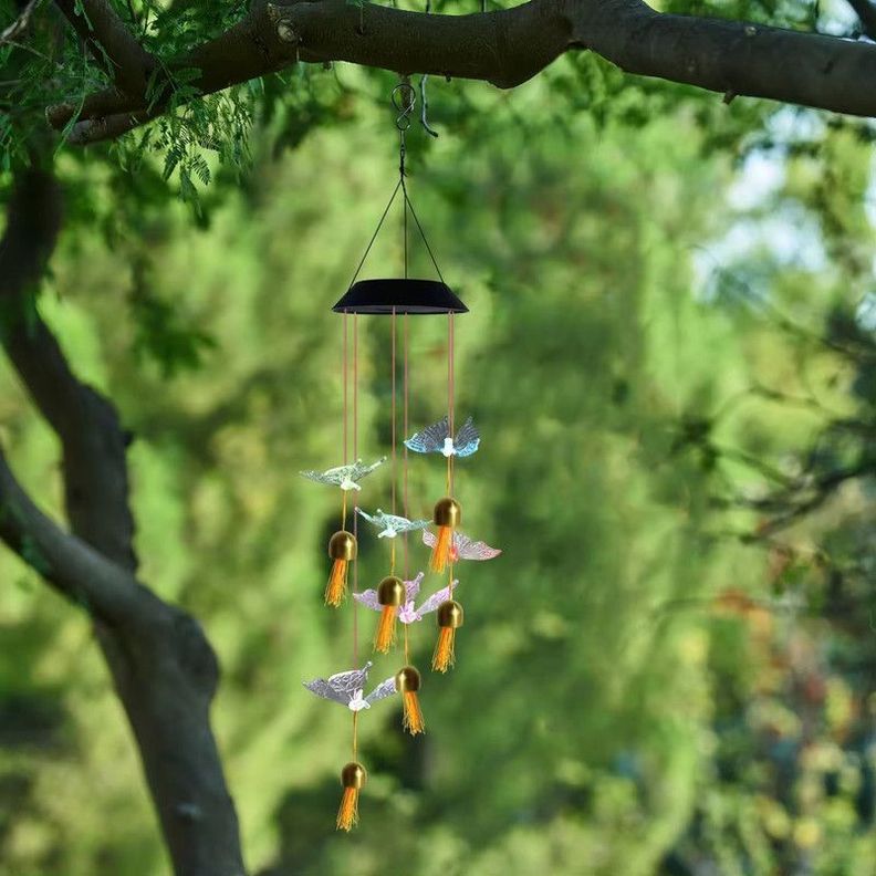Lampara Solares Campanillas Exterior Led Patio Jardin Lau-5