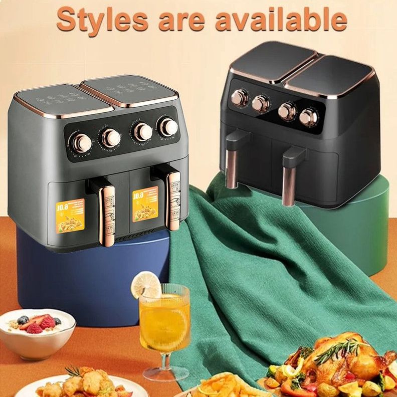 Freidora Aire Doble Canasta Capacidad 12L Cocina Lau-5