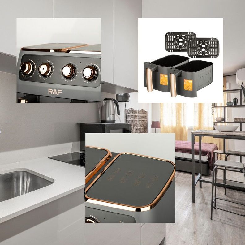 Freidora Aire Doble Canasta Capacidad 12L Cocina Lau-7