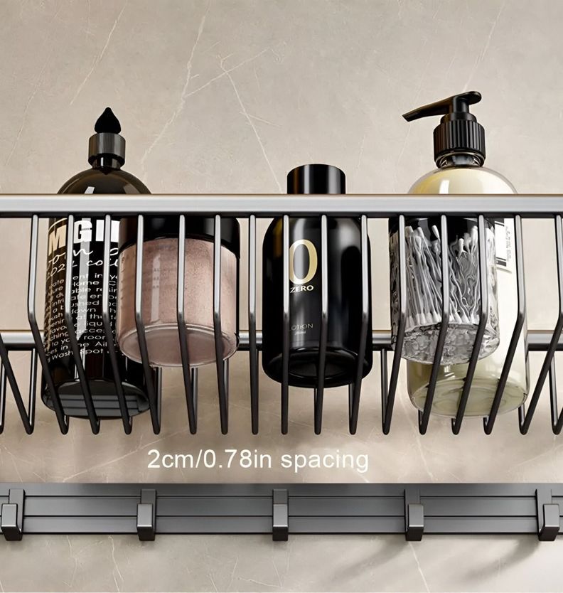 Toallero Baño 20 Pulgadas Doble Plegable Barra Toalla Jhn-6