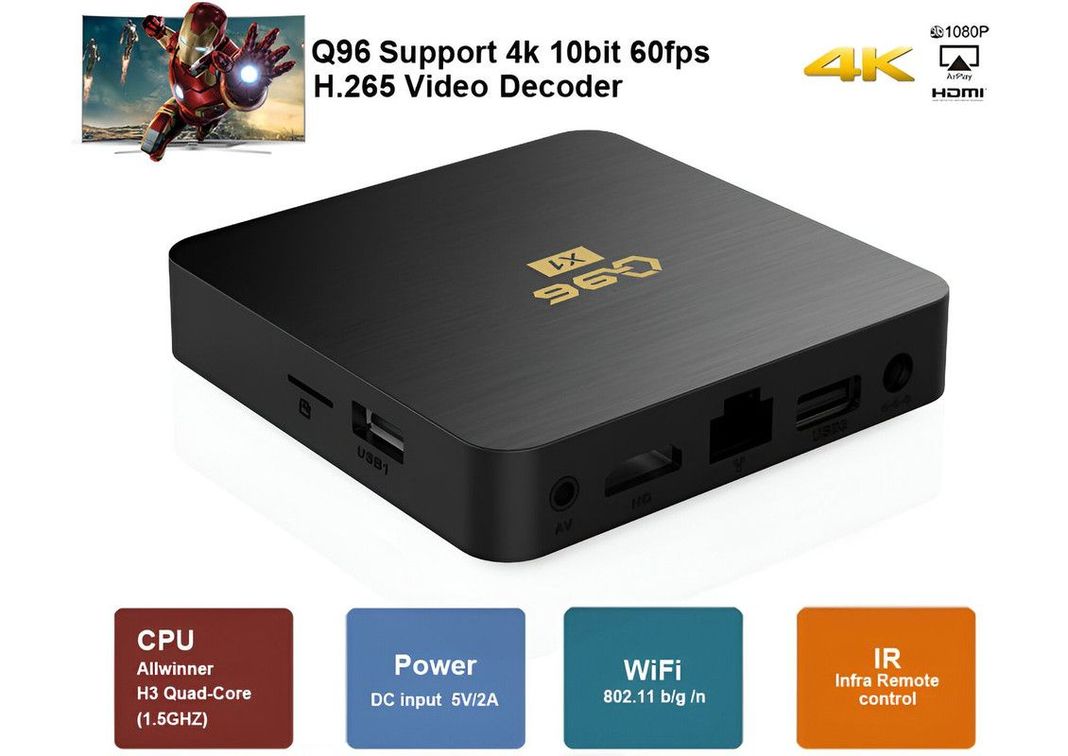TV Box 5G Steaming Señal Wifi Sistema Android Lau-7
