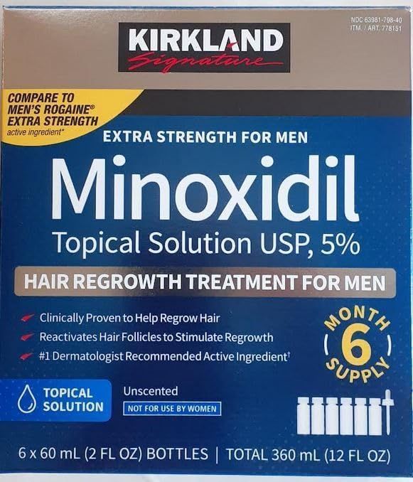 Minoxidil KIRKLANDS 5% Tratamiento Capilar Para 6 Meses-0