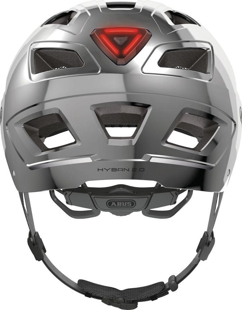 CASCO BICICLETA - HYBAN 2.0 SIGNAL SILVER-2