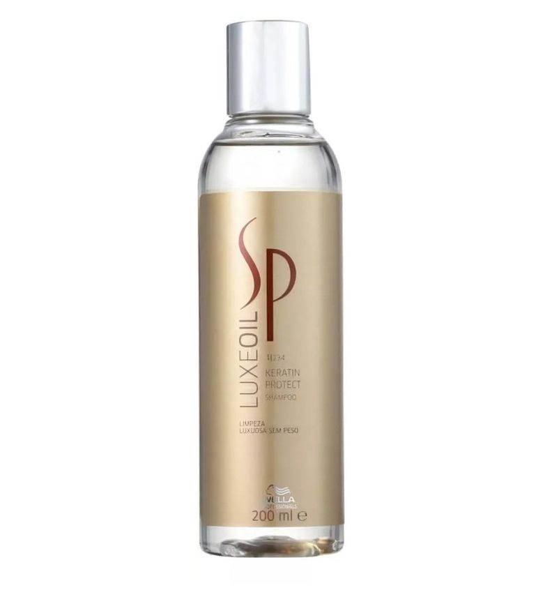 Shampoo Wella Luxe Oil 200ml Proteccion Keratina-0