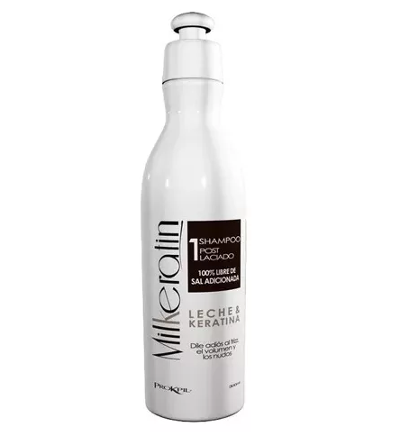 Shampoo Post Alisado Leche Keratina 300ml Prokpil-0