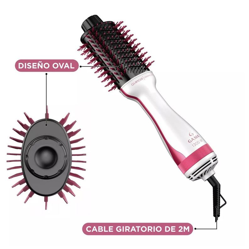 Cepillo Secador Gama Glamour Pink-2