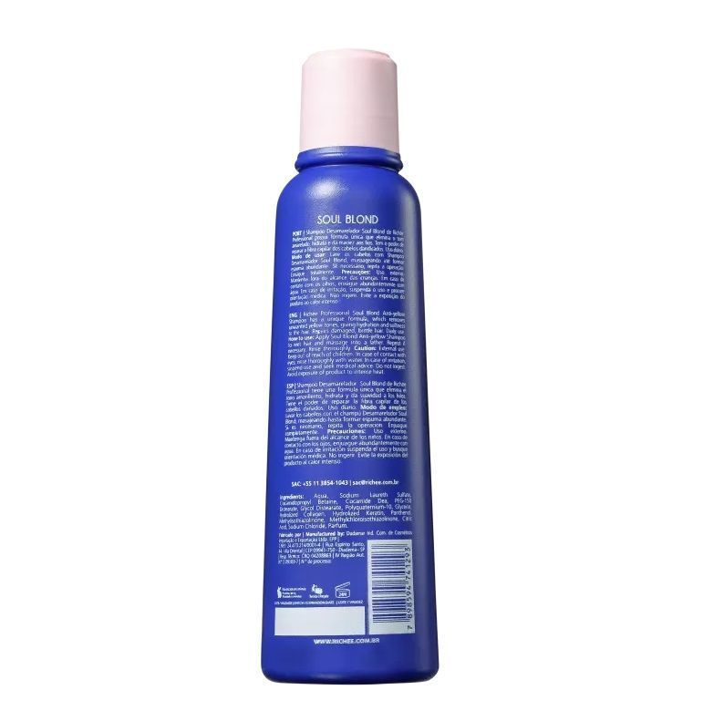 Shampoo Matizador Soul Blond 250ml Richee-1
