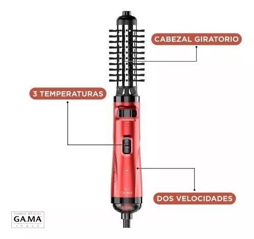 Cepillo Secador Gama Turbo Ion 2600 Seca Alisa Y Modela-1