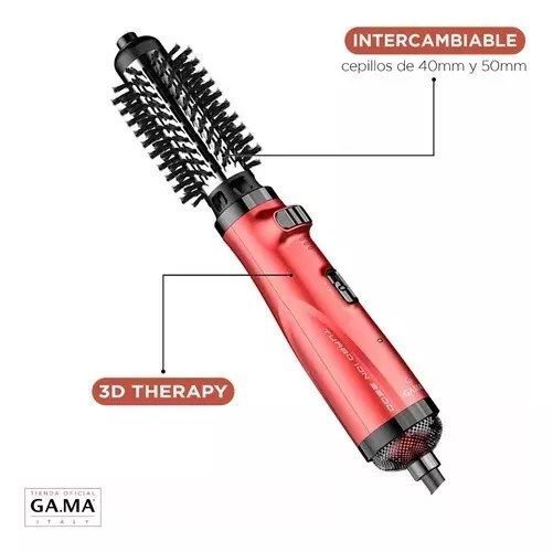 Cepillo Secador Gama Turbo Ion 2600 Seca Alisa Y Modela-2
