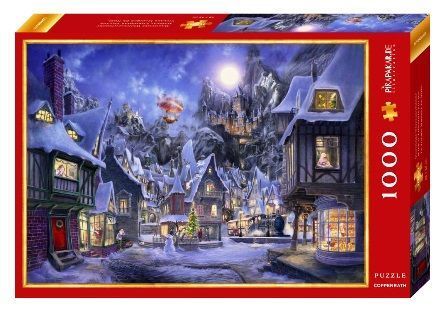 Puzzle - Pueblo Mágico de Navidad, 1000 piezas-0