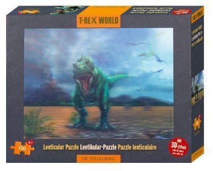 Puzzle lenticular T-Rex - T-Rex World (100 piezas)-0