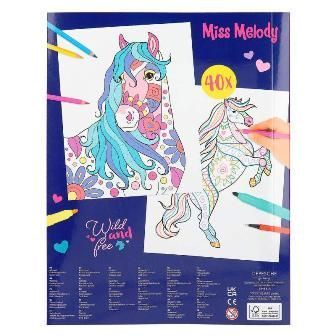 Precioso Colour & Design Book para amigos de los caballos-5
