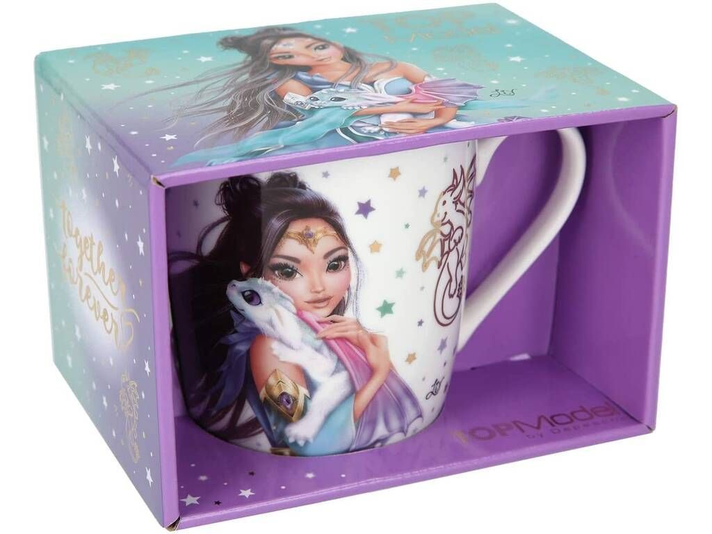 TOPModel taza DRAGON LOVE Blanco