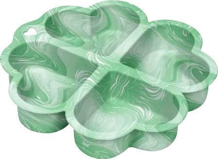 Molde para hornear de silicona Trébol de la suerte-1