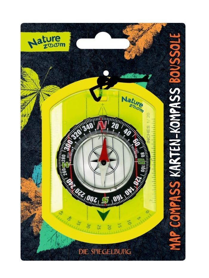 Br jula Cartogr fica Para Mapas De Nature Zoom Amarillo