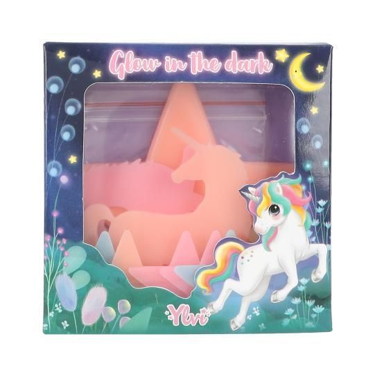 Set De Pegatinas Fluorescentes Con Estrellas Y Unicornios