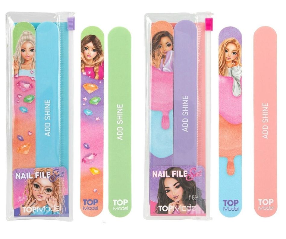 TOPModel Set con limas de unas para dar forma y para pulir BEAUTY and ME Celeste