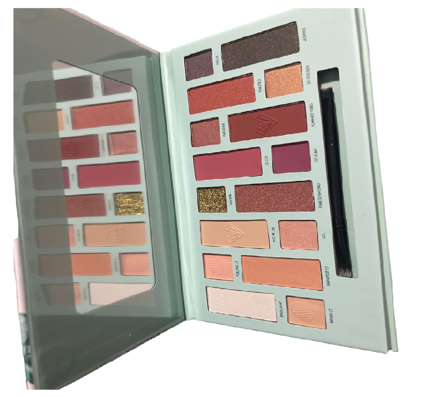 Paleta De Sombras 16 Colores, Princesa Aladin-1