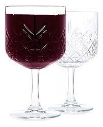 Set X6 Copa De Vidrio Labrado para Tragos y Bebidas-1