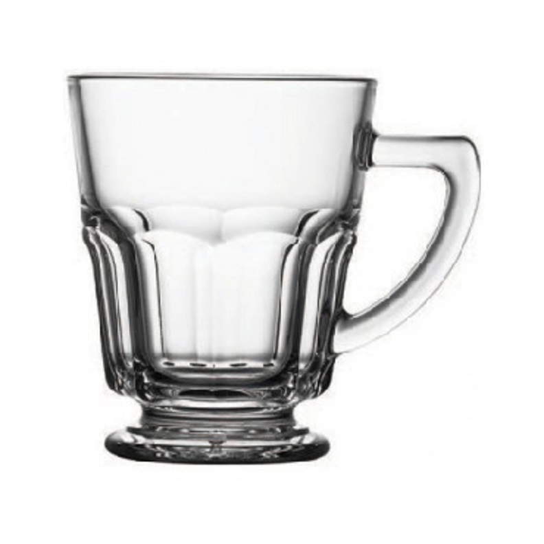 Vaso Vidrio Bajo C/aza Casablanca 270cc-0