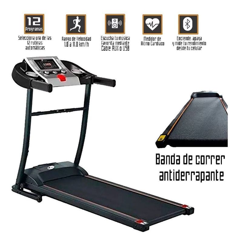 Caminadora Electrica  3.5 Hp Gym Hogar Profesional Centurfit-1