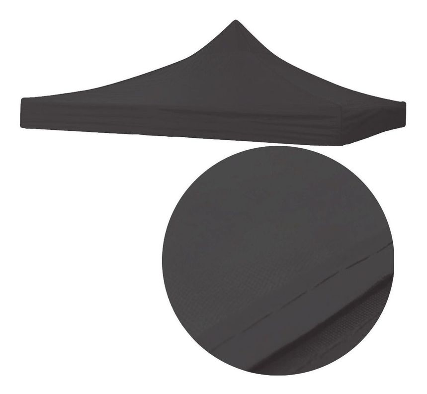 Repuesto Toldo 3x3m Impermeable Araña Negro Reforzado-0