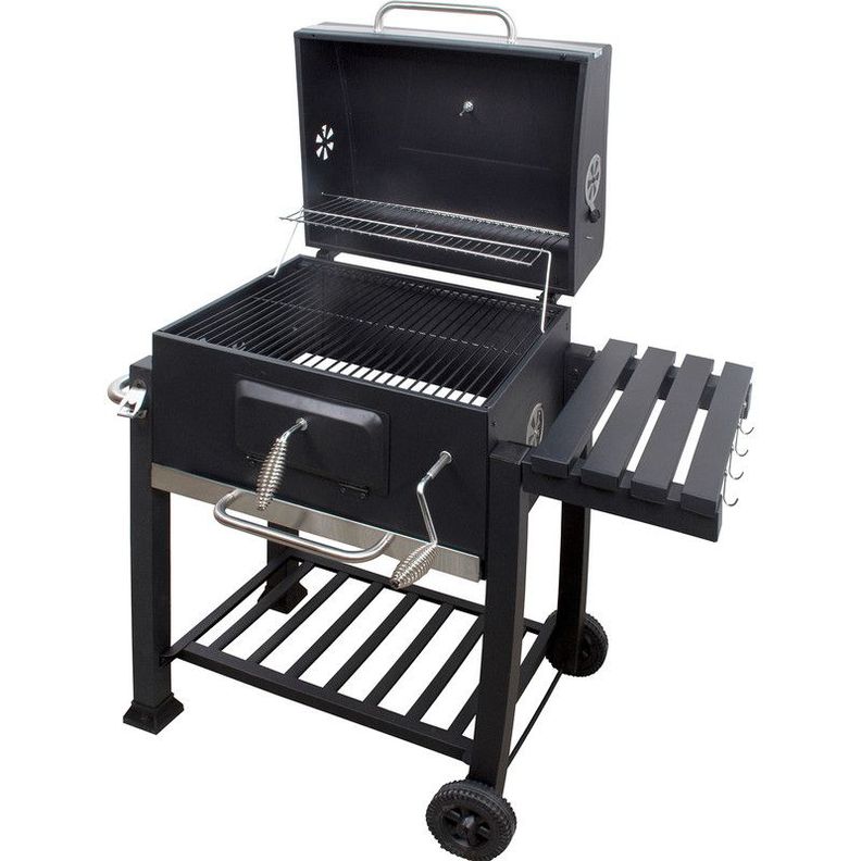 Parrila Ahumador Jardimex Carbon Asador Acero Inoxidable-0