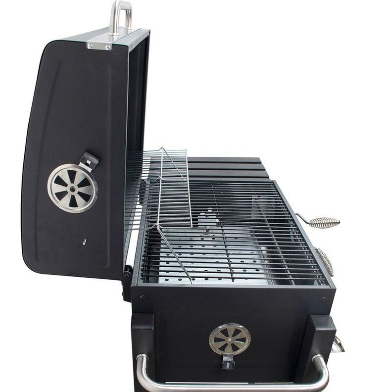 Parrila Ahumador Jardimex Carbon Asador Acero Inoxidable-2