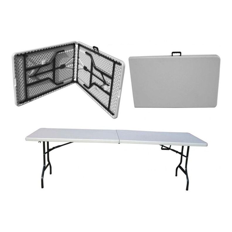 Mesa Plegable Jardimex Tipo Portafolio 1.80m Largo Jardin-1