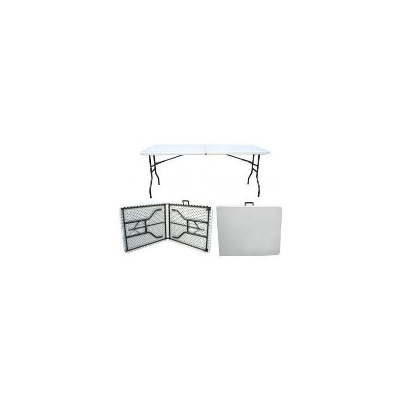 Mesa Plegable Jardimex Tipo Portafolio 1.80m Largo Jardin-2