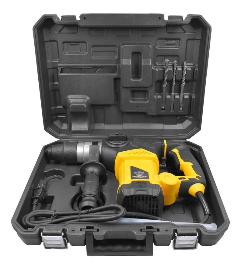 Rotomartillo Taladro Industrial Uso Rudo 220 V 1500w Color Amarillo-2