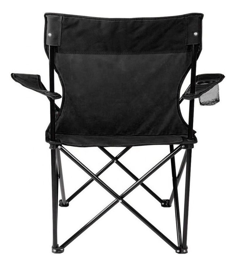 Silla Plegable Con Portavasos Camping Parque Exterior-2