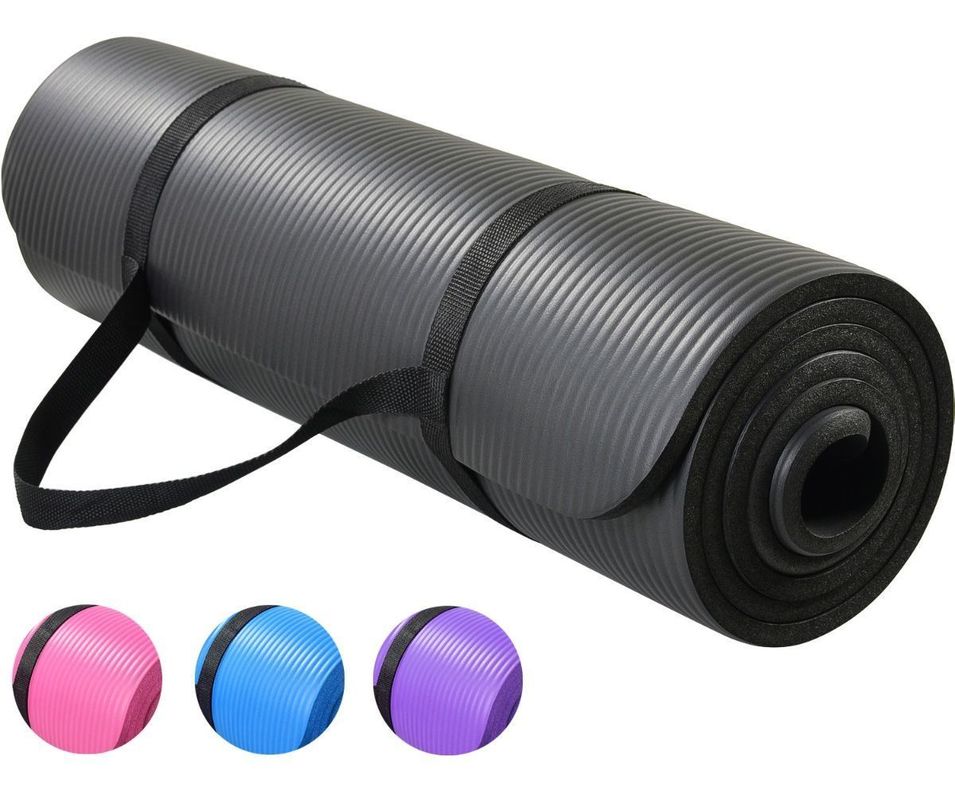 Mat Yoga Tapete 10 Mm Alfombra Pilates Extra Grueso-1