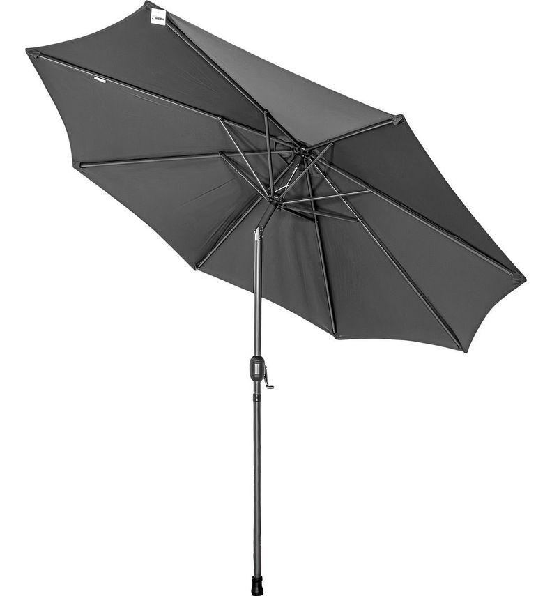Quitasol Madera 2.7 Metros Grande Para Terraza color Negro-1