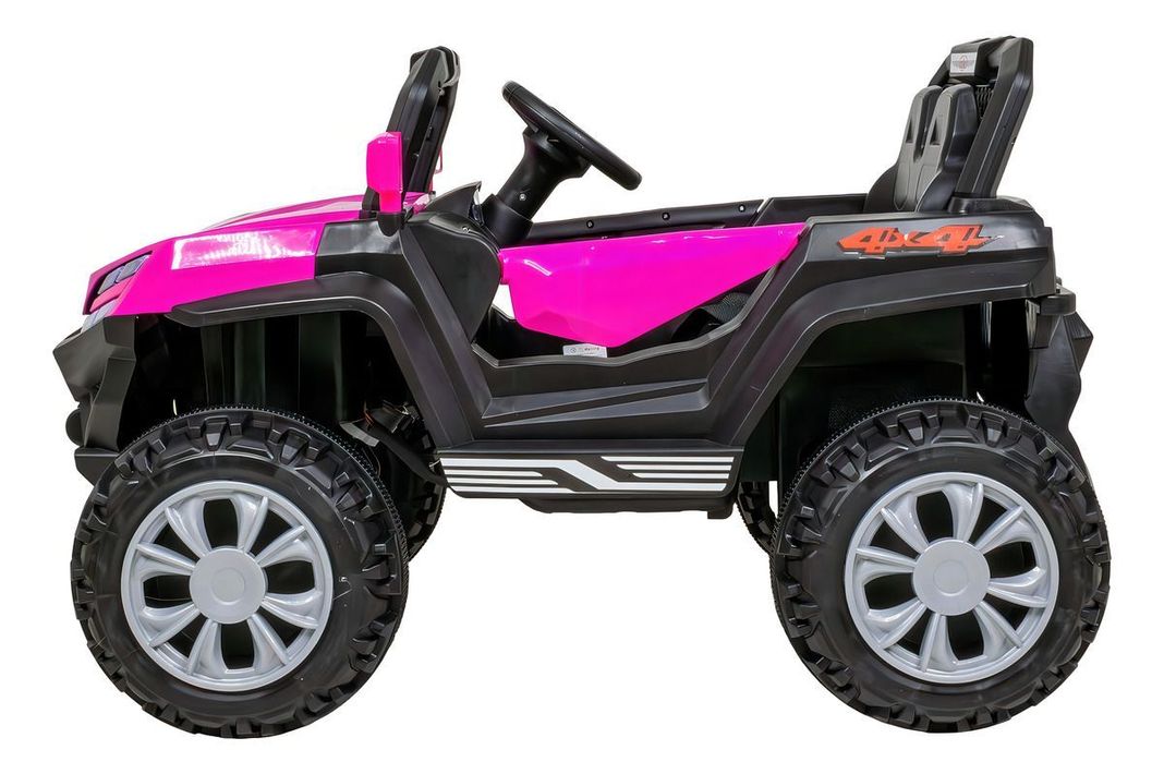 AUTO A BATERIA Buggy Electrico Luces Musica Usb Control aZULADO-1