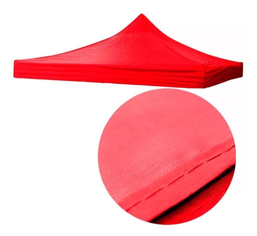 Repuesto Toldo 3x3m Impermeable rojo -0