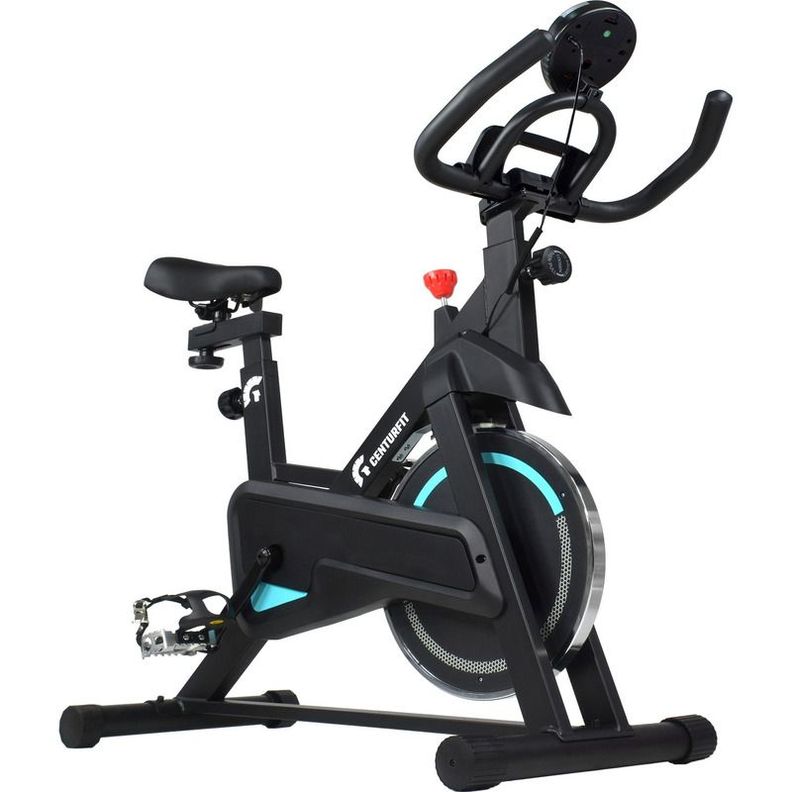 Bicicleta Spinning Pro 6kg Estatica Fija Resistencia Ajustable Centurfit-0