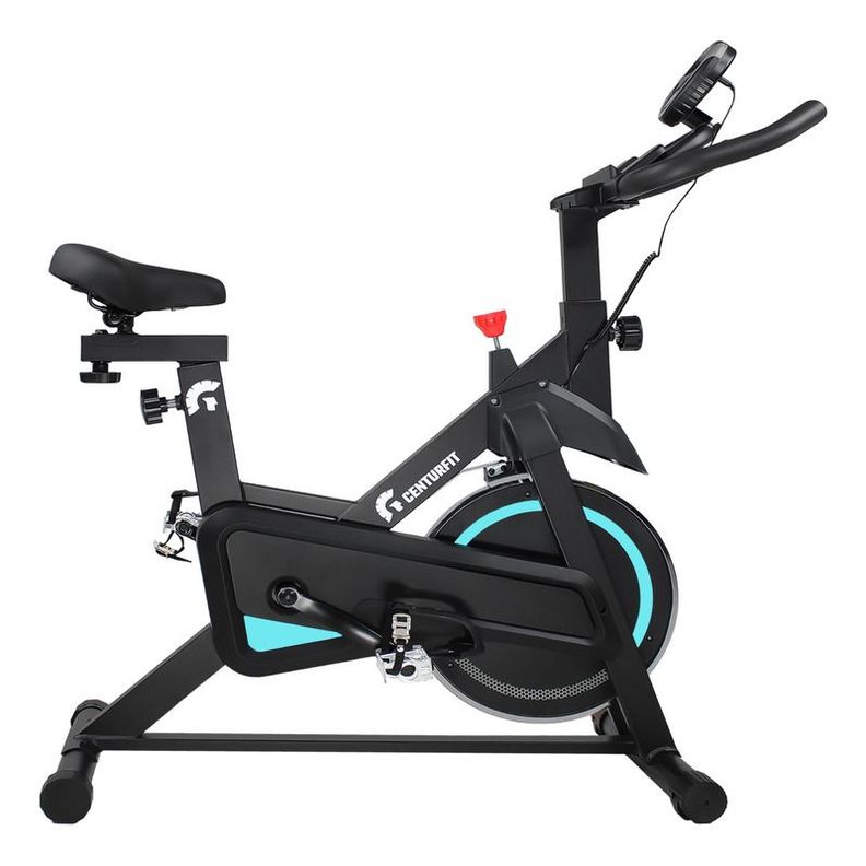 Bicicleta Spinning Pro 6kg Estatica Fija Resistencia Ajustable Centurfit-1