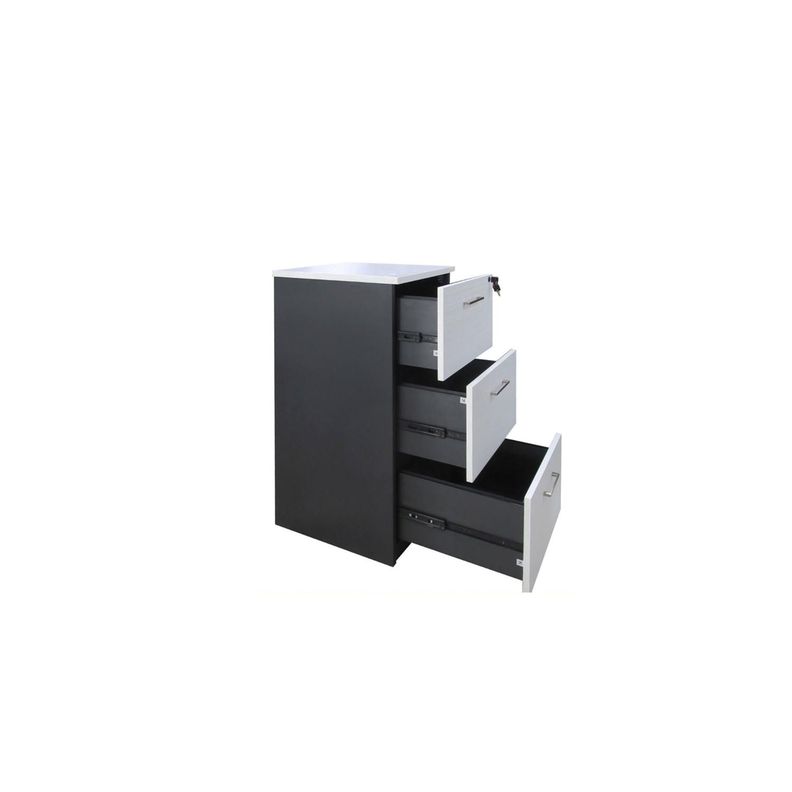 Kardex 3 Cajones MAPLE con GRIS-1