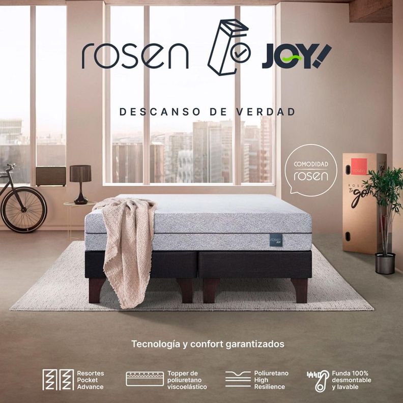 Colchón Joy Super King 200 x 200 cm Rosen-4