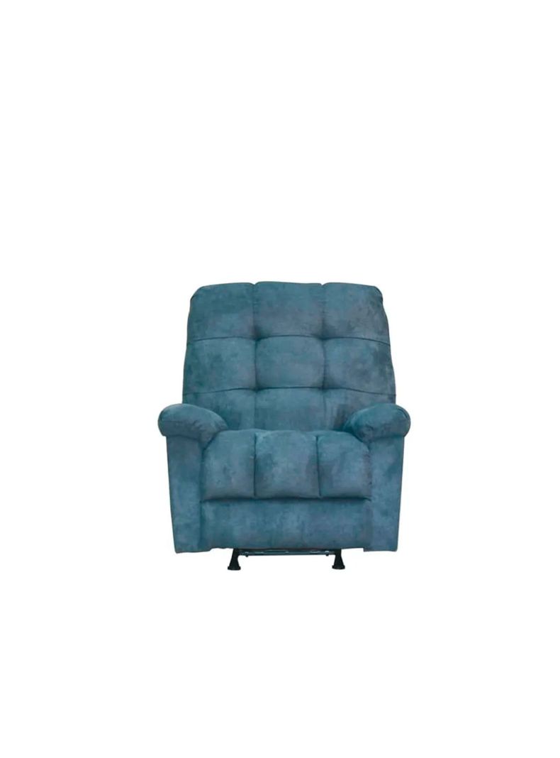 Bergere Mecedora Reclinable Luxory Azul Piedra-2