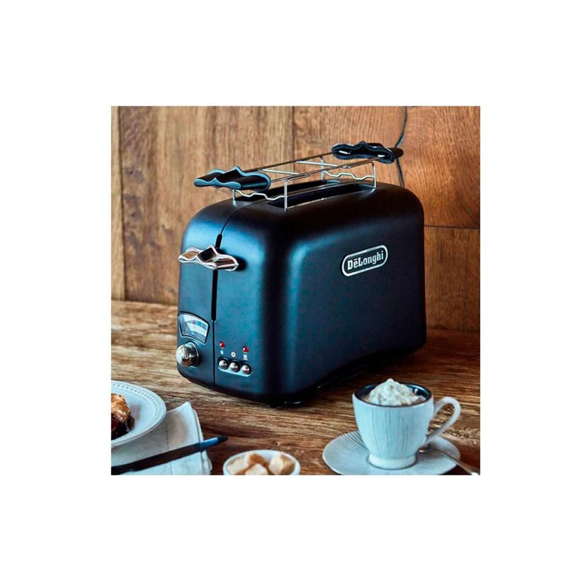 Tostador Argento Negro MOD CT021 DeLonghi-3