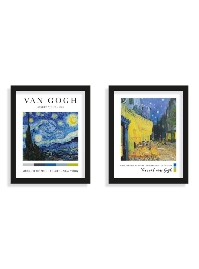 Set de 2 cuadros 20x25 de Van Gogh-0