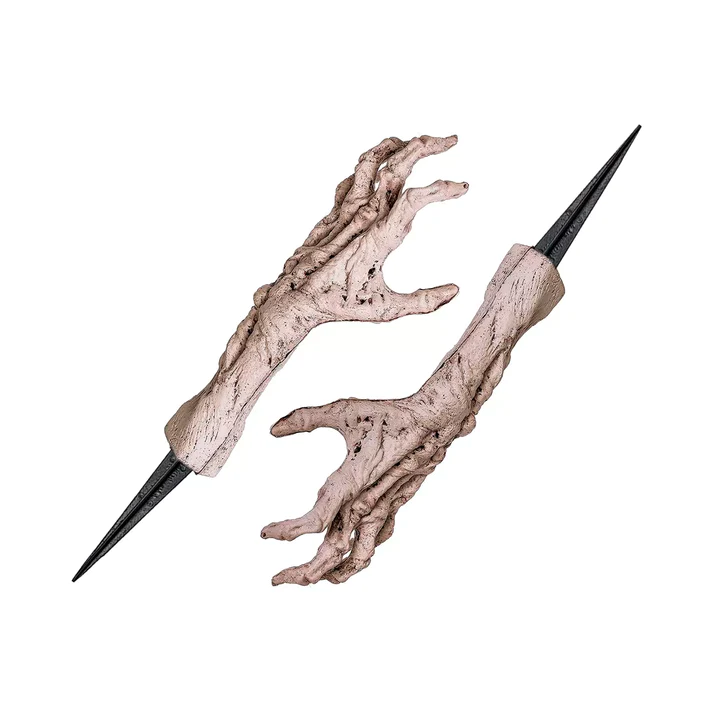 Adornos Estacas Brazos Zombies 47 Cm Decoración Halloween-1