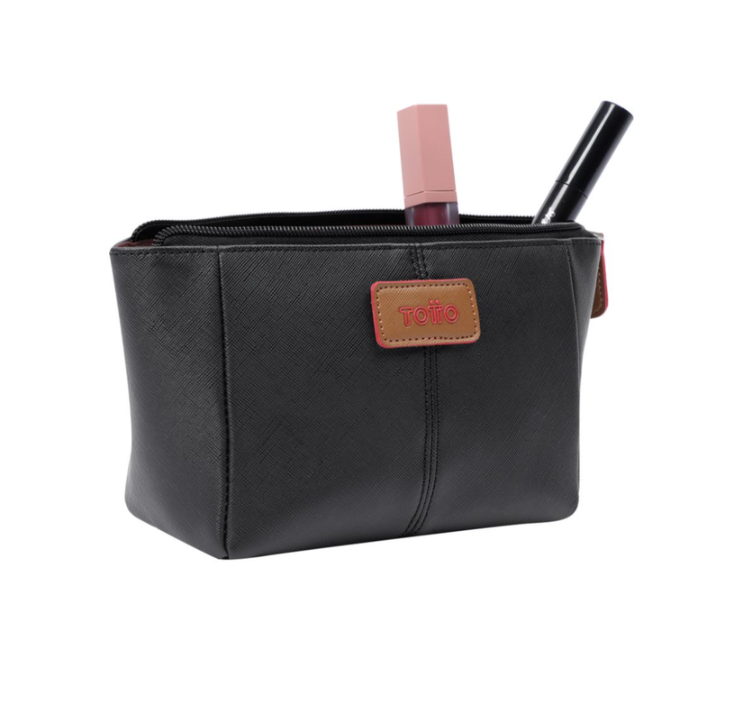 Estuche Cosmetiquero Organizador Multiuso mujer Negro Totto-1