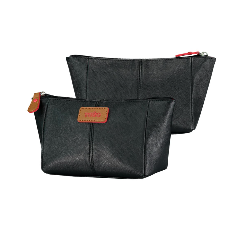 Estuche Cosmetiquero Organizador Multiuso mujer Negro Totto-2