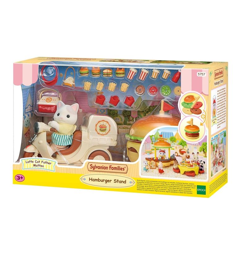 Carro De Hamburguesas Sylvanian Families Ternurines-0
