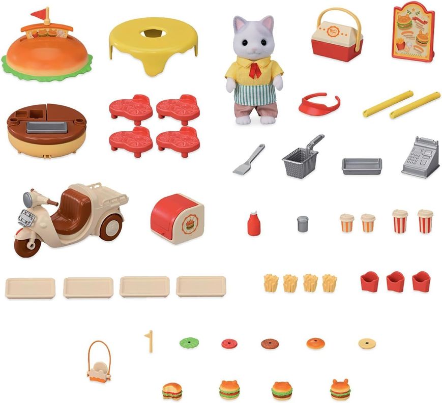 Carro De Hamburguesas Sylvanian Families Ternurines-4